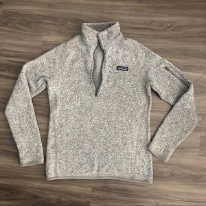 Patagonia Gray Better Sweater Quarter Zip